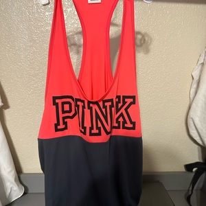 Pink Victorias Secret Tank Top Large Yoga top Gym top